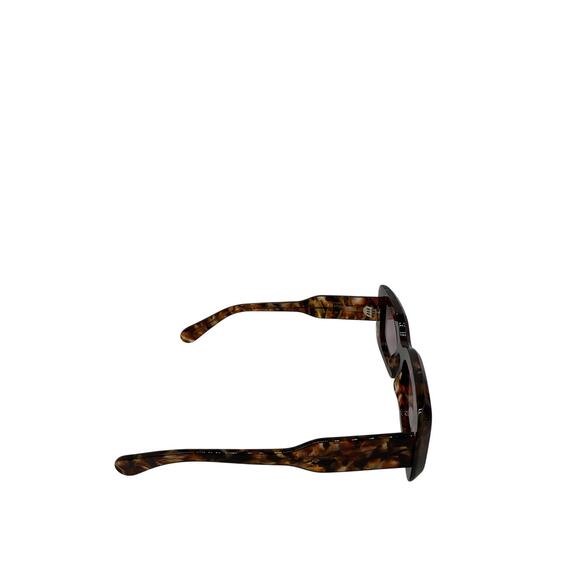 Chlo� Eyewear + Net Sustain Brown Acetate Gayia Square-Frame Tortoiseshell - Picture 2 of 4